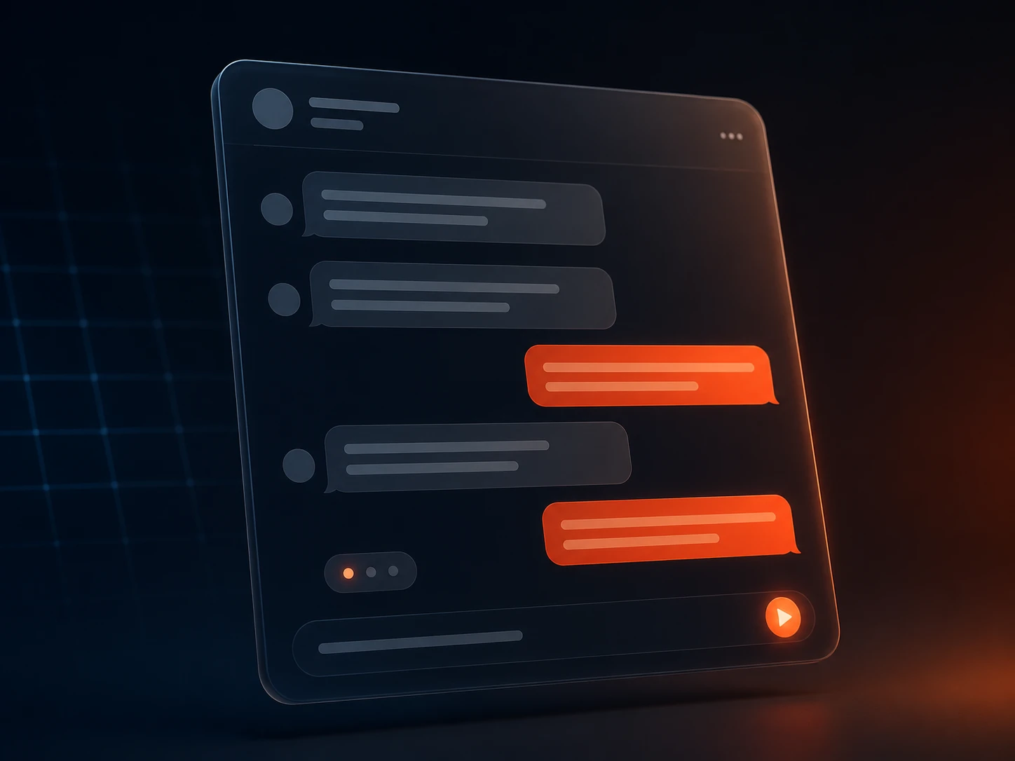 Chatvenster waarin een AI-assistent vragen van een bezoeker beantwoordt